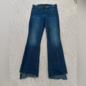 MOTHER Dark Blue Flare Jeans